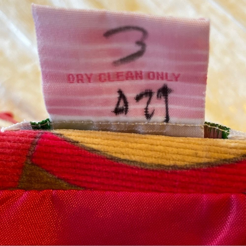 Bamboo Trader Retro Flower Power Corduroy Aline S… - image 5